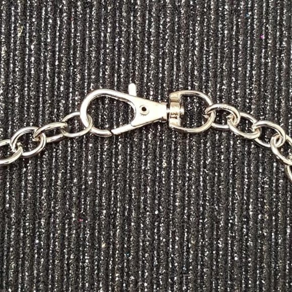 Punk Gothic Hand skeleton pendant Necklace Choker - Picture 3 of 5